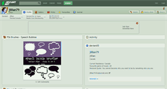 Desktop Screenshot of jillian79.deviantart.com