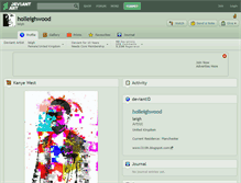Tablet Screenshot of holleighwood.deviantart.com
