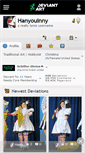 Mobile Screenshot of hanyouinny.deviantart.com