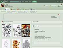 Tablet Screenshot of batclaw.deviantart.com