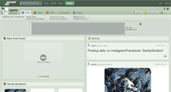 Desktop Screenshot of caroro.deviantart.com