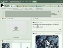 Tablet Screenshot of caroro.deviantart.com