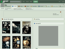 Tablet Screenshot of fco.deviantart.com