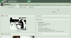 Desktop Screenshot of jackasaurus.deviantart.com