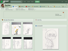 Tablet Screenshot of pawkun.deviantart.com