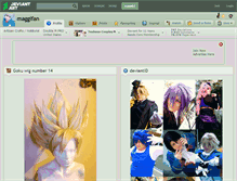 Tablet Screenshot of maggifan.deviantart.com