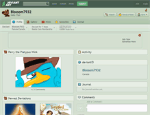 Tablet Screenshot of blossom7932.deviantart.com