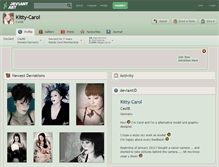 Tablet Screenshot of kitty-carol.deviantart.com