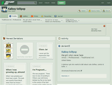 Tablet Screenshot of kaiboy-lollipop.deviantart.com