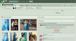 Desktop Screenshot of destinyislandgal.deviantart.com