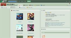 Desktop Screenshot of game-design.deviantart.com