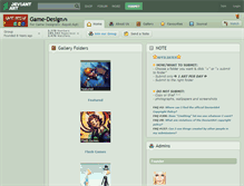 Tablet Screenshot of game-design.deviantart.com