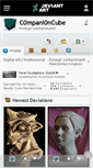 Mobile Screenshot of c0mpani0ncube.deviantart.com