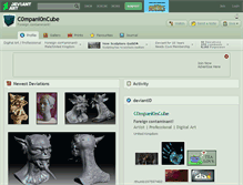 Tablet Screenshot of c0mpani0ncube.deviantart.com