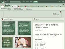 Tablet Screenshot of nherizu.deviantart.com
