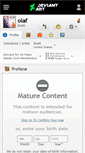 Mobile Screenshot of olaf.deviantart.com
