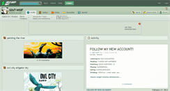 Desktop Screenshot of g0st-w0lf.deviantart.com