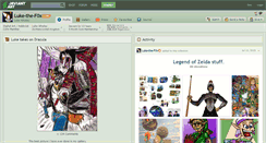 Desktop Screenshot of luke-the-f0x.deviantart.com