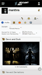 Mobile Screenshot of manthra.deviantart.com