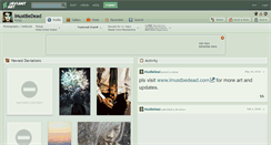 Desktop Screenshot of imustbedead.deviantart.com