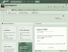 Tablet Screenshot of kishxichigo4ever.deviantart.com