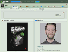 Tablet Screenshot of mackz23.deviantart.com