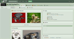 Desktop Screenshot of no-wolf-hunting-fc.deviantart.com