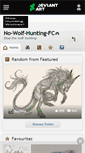 Mobile Screenshot of no-wolf-hunting-fc.deviantart.com