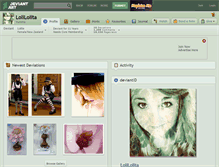 Tablet Screenshot of lolilolita.deviantart.com