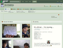 Tablet Screenshot of borchmadness.deviantart.com