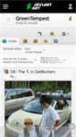 Mobile Screenshot of greentempest.deviantart.com