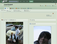 Tablet Screenshot of greentempest.deviantart.com