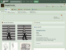 Tablet Screenshot of mangachocobo.deviantart.com