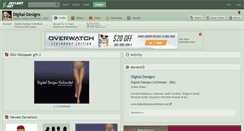 Desktop Screenshot of digital-designs.deviantart.com