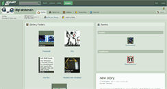 Desktop Screenshot of digi-destend.deviantart.com
