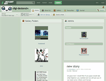 Tablet Screenshot of digi-destend.deviantart.com