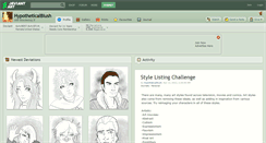 Desktop Screenshot of hypotheticalblush.deviantart.com