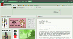 Desktop Screenshot of noquestions.deviantart.com