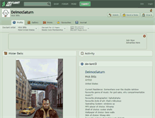 Tablet Screenshot of deimossaturn.deviantart.com