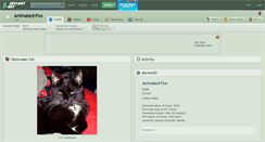 Desktop Screenshot of animated-fox.deviantart.com