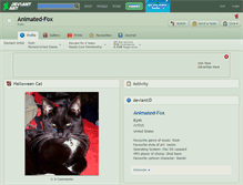 Tablet Screenshot of animated-fox.deviantart.com