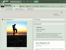 Tablet Screenshot of baphotos.deviantart.com
