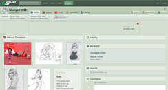 Desktop Screenshot of glomper2000.deviantart.com