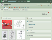 Tablet Screenshot of glomper2000.deviantart.com