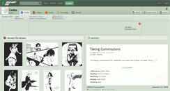 Desktop Screenshot of cedos.deviantart.com