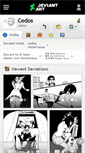 Mobile Screenshot of cedos.deviantart.com