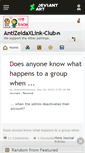 Mobile Screenshot of antizeldaxlink-club.deviantart.com