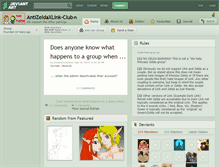 Tablet Screenshot of antizeldaxlink-club.deviantart.com