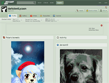 Tablet Screenshot of darksteellycaon.deviantart.com