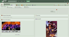 Desktop Screenshot of clawchrono.deviantart.com